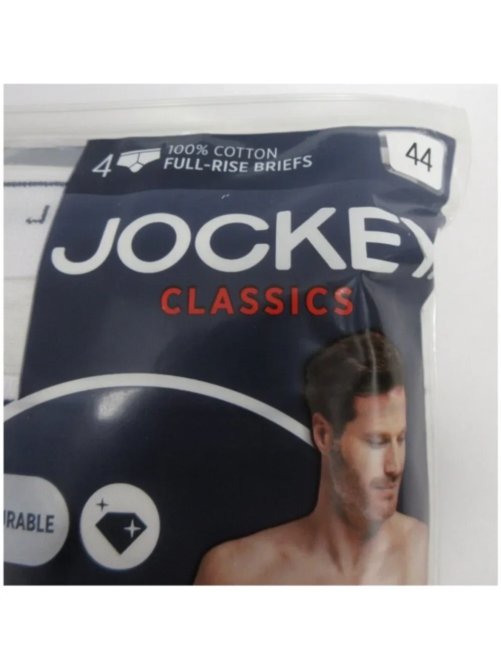Jockey Underwear 44 4 Pack Full Rise Briefs Classic Stay Cool NEW